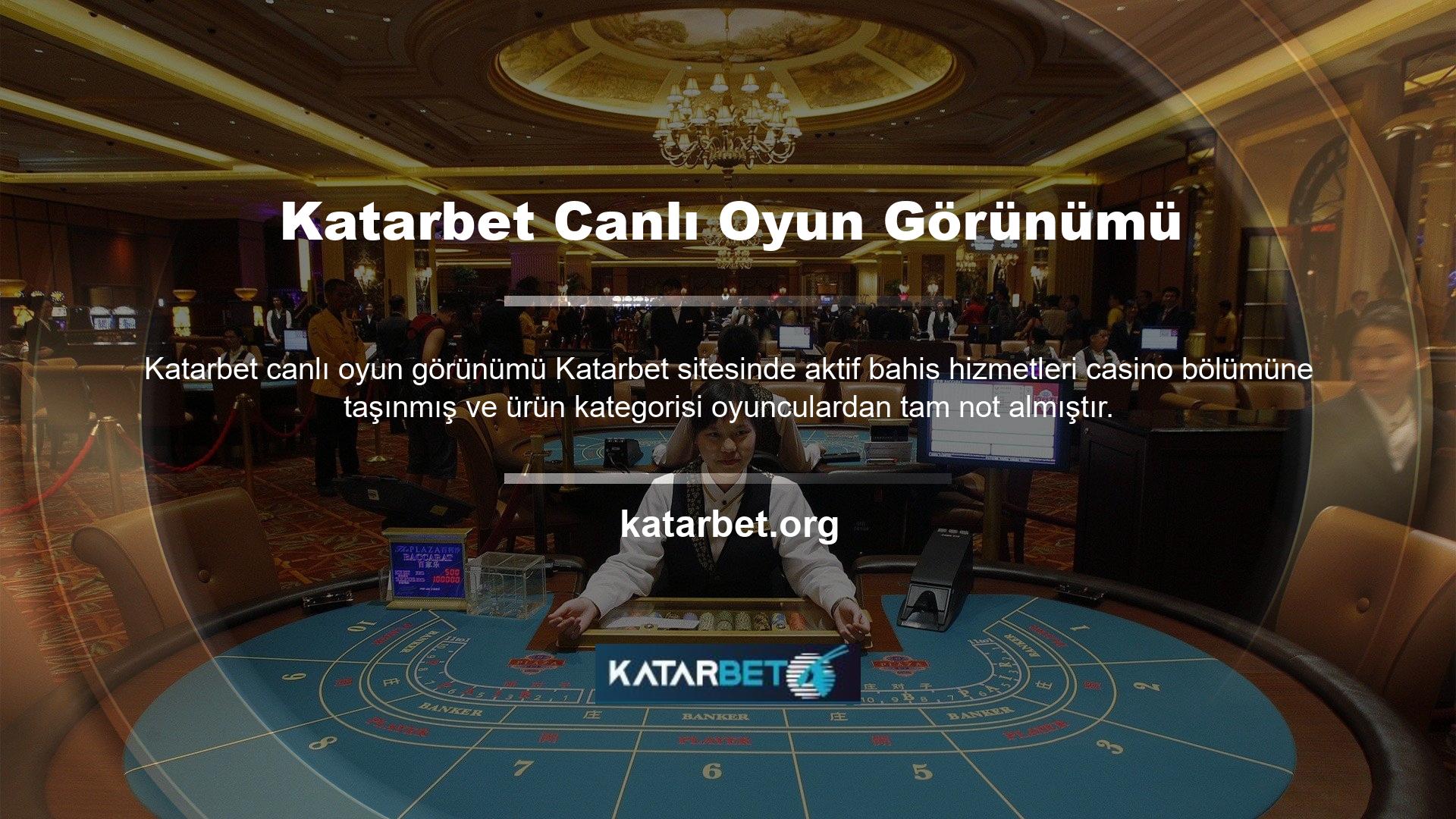 Katarbet internet sitesinin kendi platformu olan Katarbet TV'de maçları canlı izleyerek üyelerine komisyon ödemeden bahis yapma imkanı da sunmaktadır