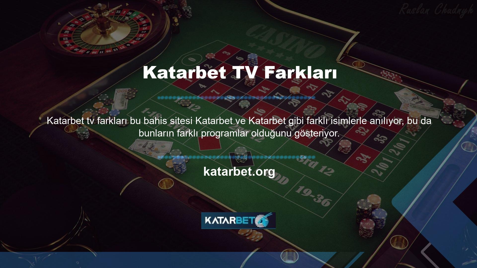 Katarbet Live, Katarbet TV HD' nin canlı oyun hizmetinin kapısını açan ikinci isimdir