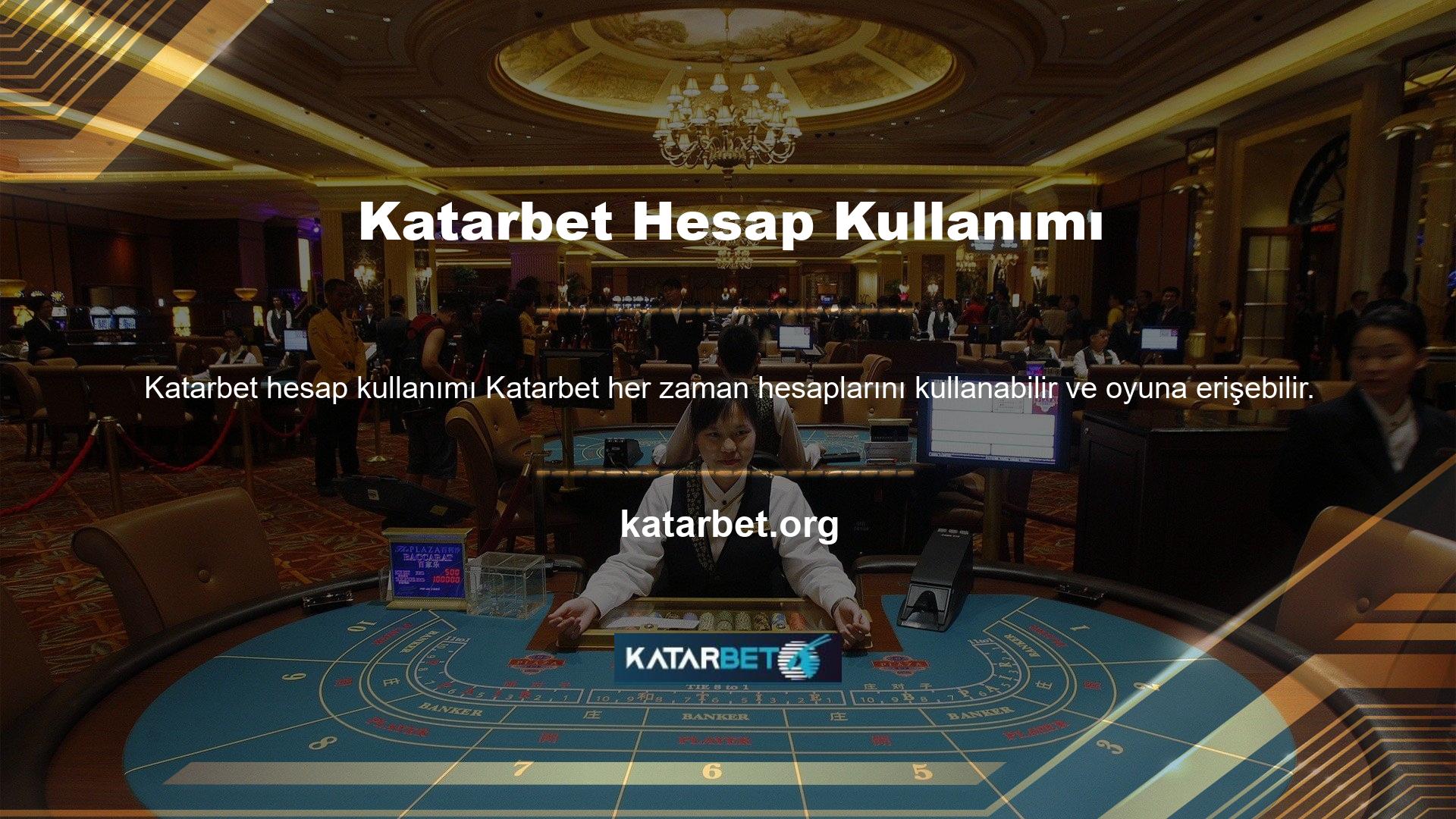 Katarbet sayfası, yasadışı Katarbet kullanıcı giriş platformlarından biri olmasına rağmen, üyeleri mutlu etmeyi ve oyunun tadını çıkarmayı amaçlamaktadır